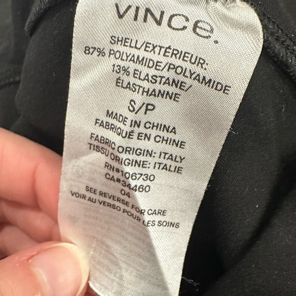 Vince. Tech ponte leggings in black size small - Picture 7 of 7